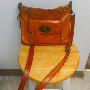 Fossil Leather Shoulder Bag
